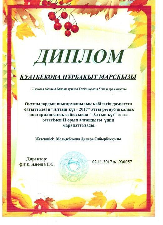 Оқушылардың жетістіктері