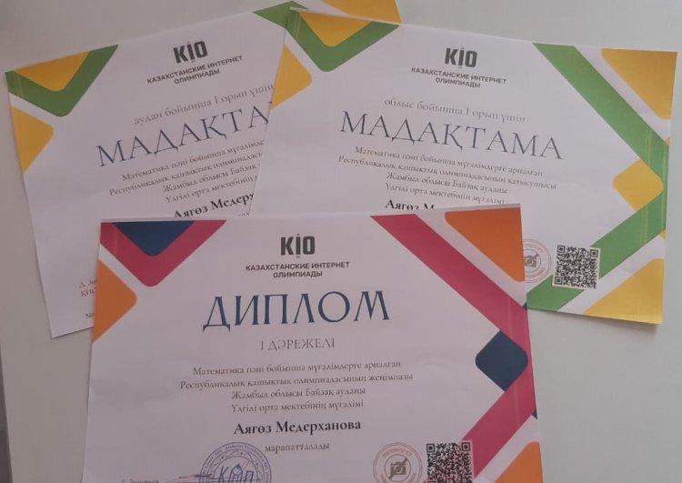 Математика мұғалімдеріне аранлған қашықтық олимпиадасы