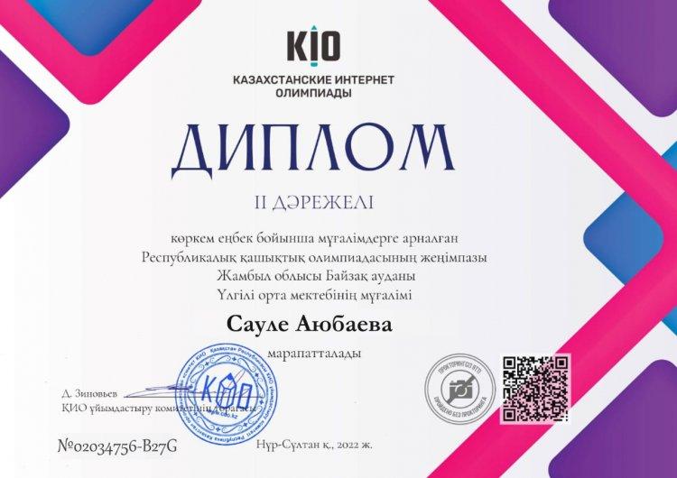 КИО көркем еңбек пәні, мұғалімдерге арналған