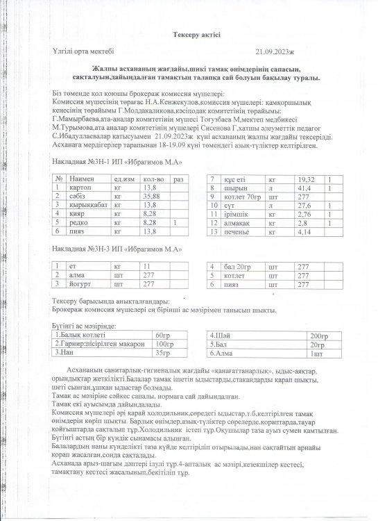 Тексеру актісі